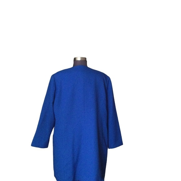 Ben Marc Three Piece Skirt Suit Blue Plus Size - Picture 3 of 12